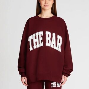 The Bar varsity sweatshirt